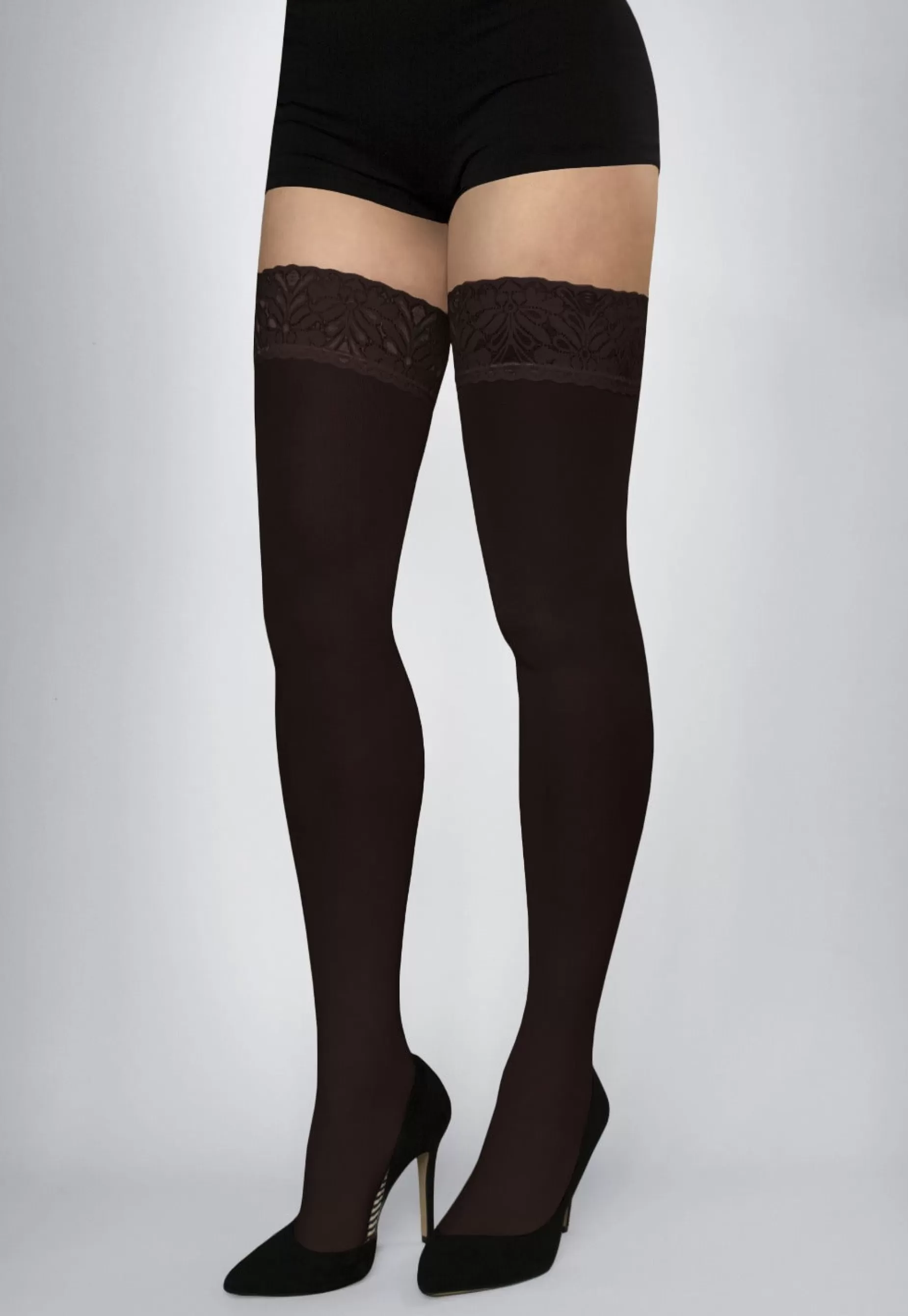 Opaque Hold-Ups | Veneziana Ar Fiona Coloured Opaque Hold-Ups By