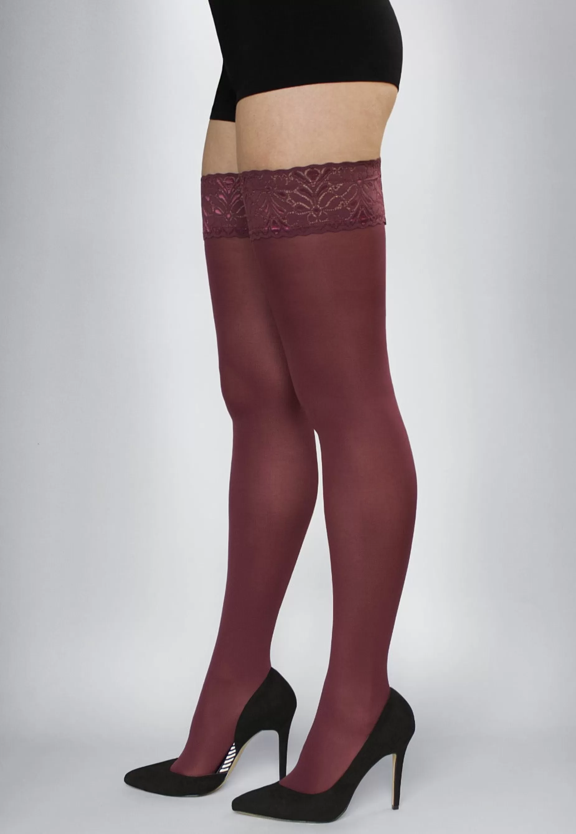 Opaque Hold-Ups | Veneziana Ar Fiona Coloured Opaque Hold-Ups By
