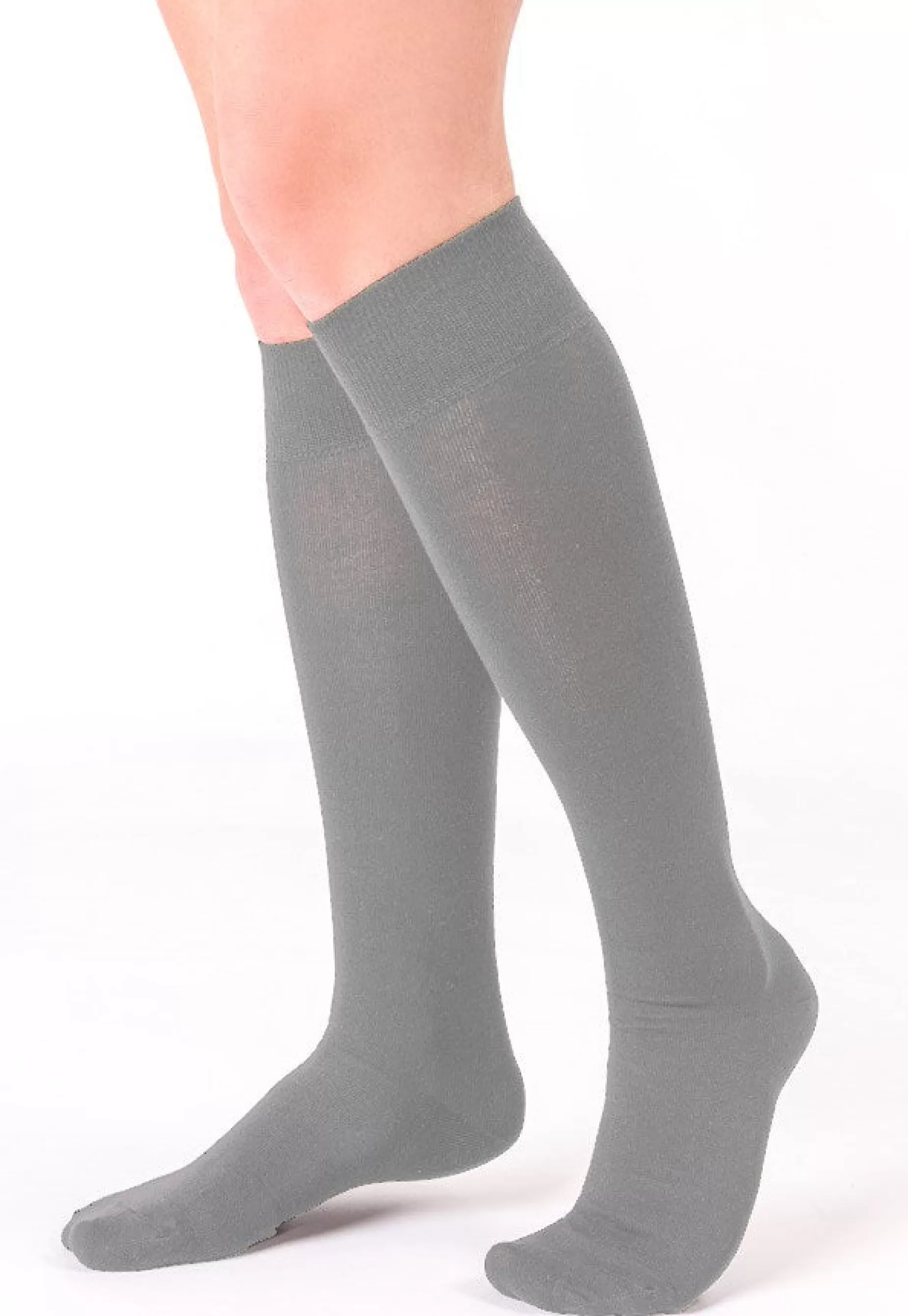 Knee-High Socks | Steven Cotton Smooth Knitted Knee High Socks By