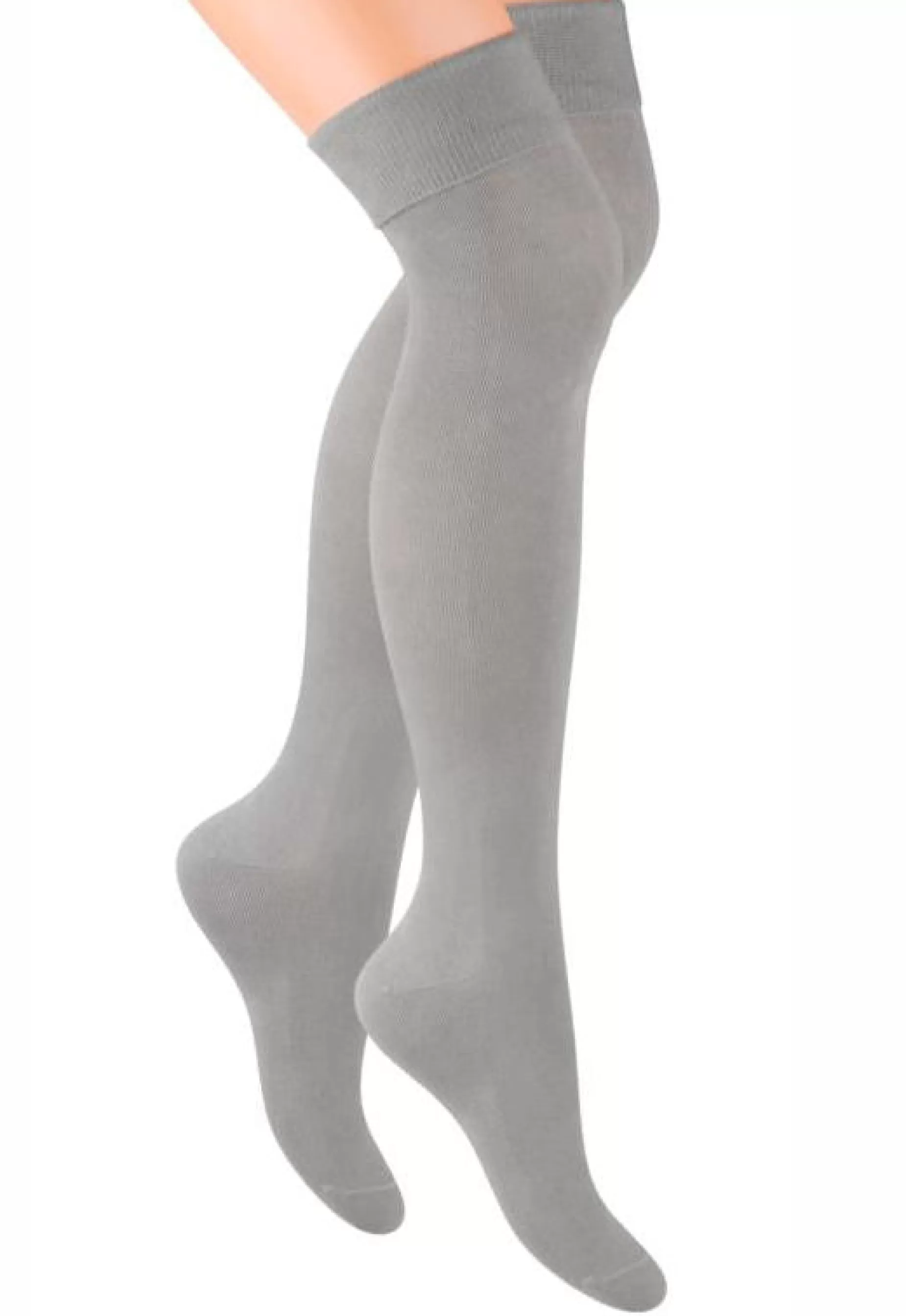 Over-Knee Socks | Steven Cotton Smooth Knitted Over-Knee Socks By