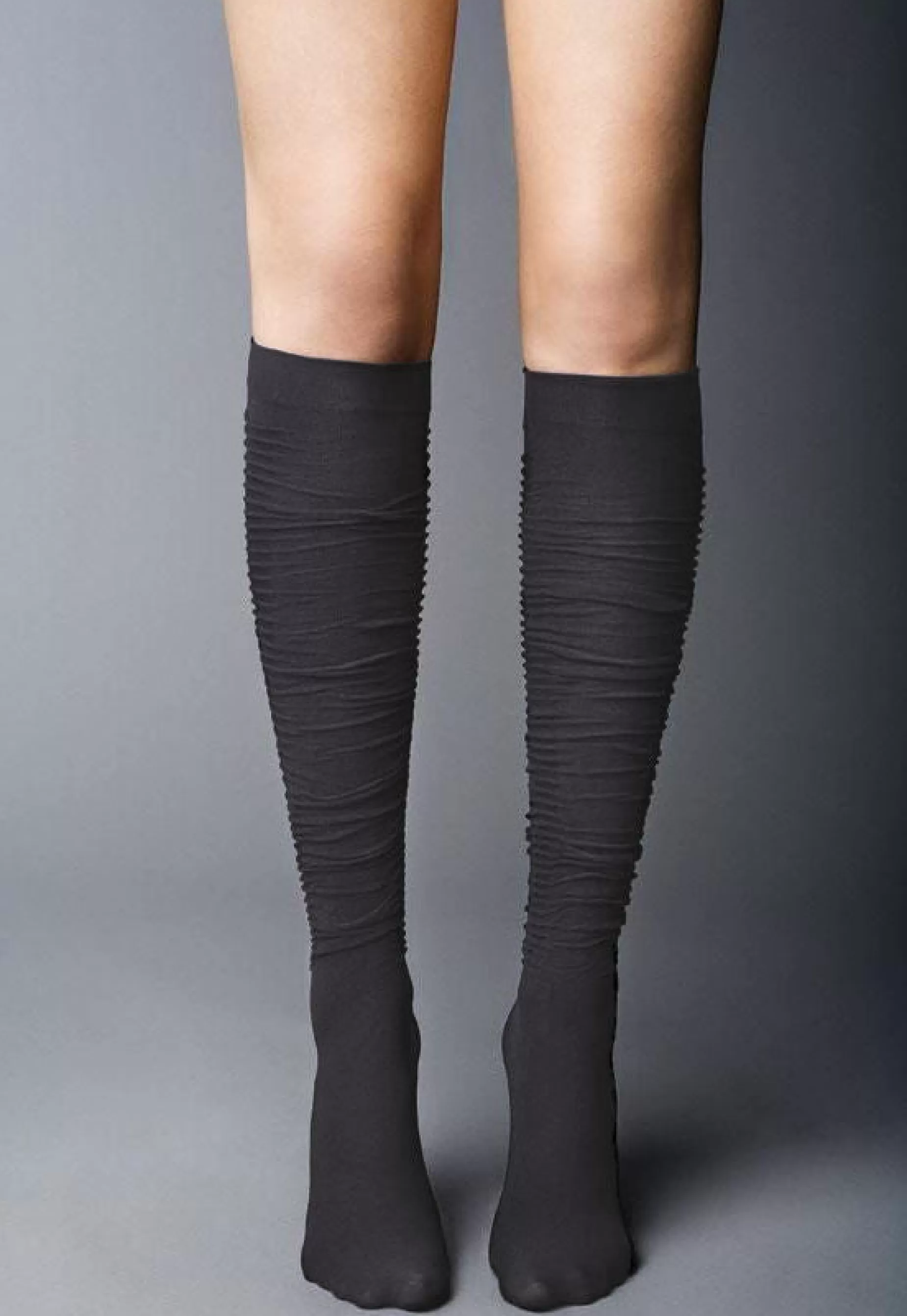 Knee-High Socks | Veneziana Diva Slouch Effect Opaque Knee-High Socks By