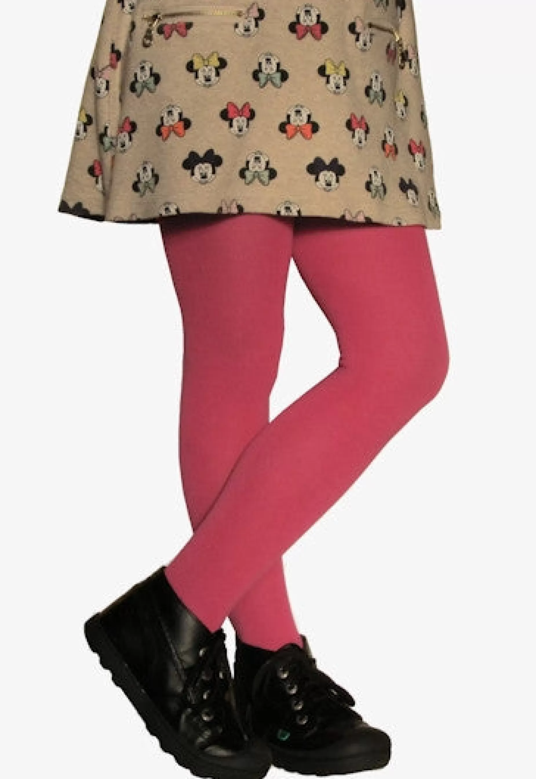 Kids' Tights | Steven Girls' Smooth Combed Cotton Coloured Tights By