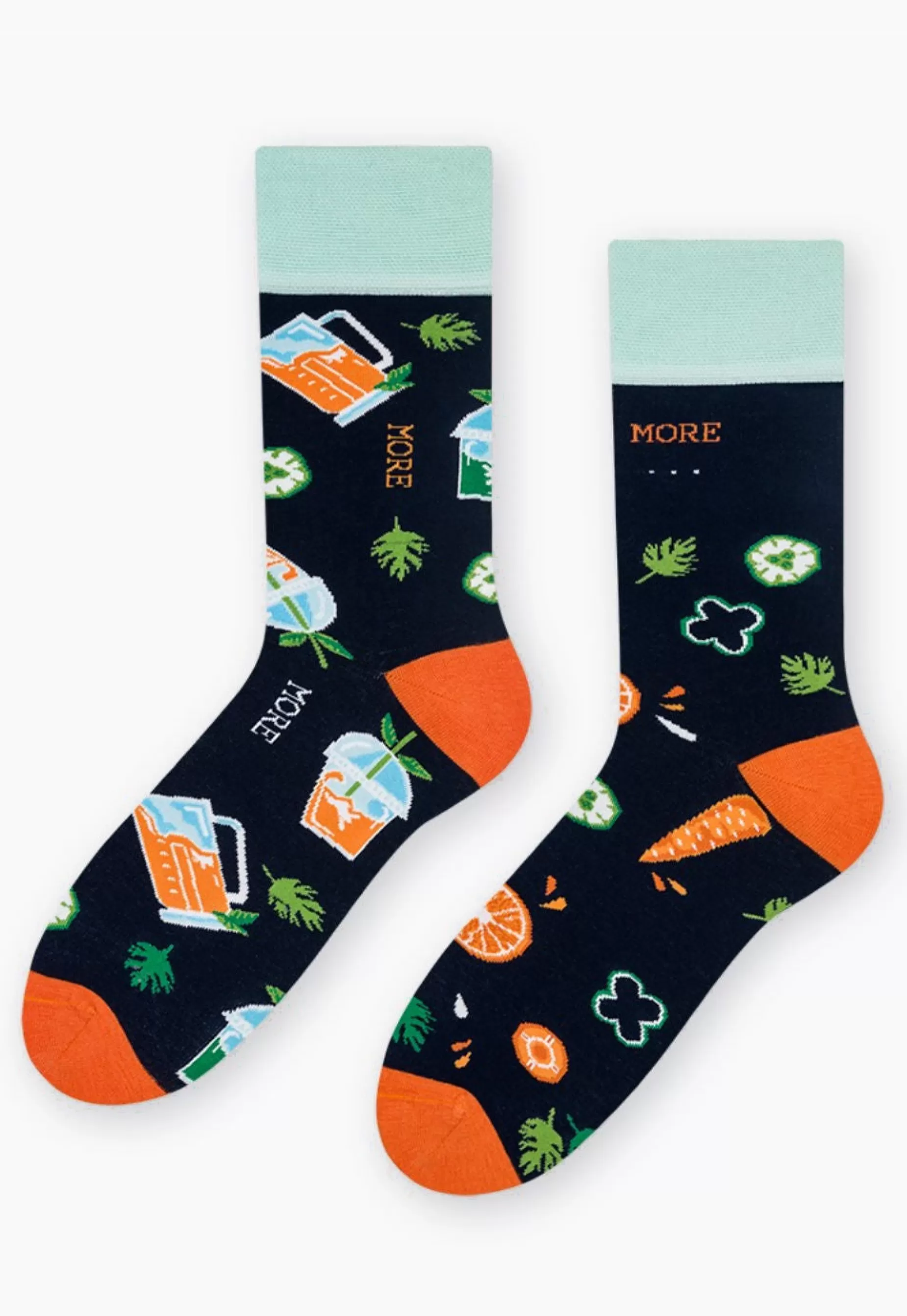 Cotton Socks | More Juicy Fruits Odd Patterned Socks In By Navy