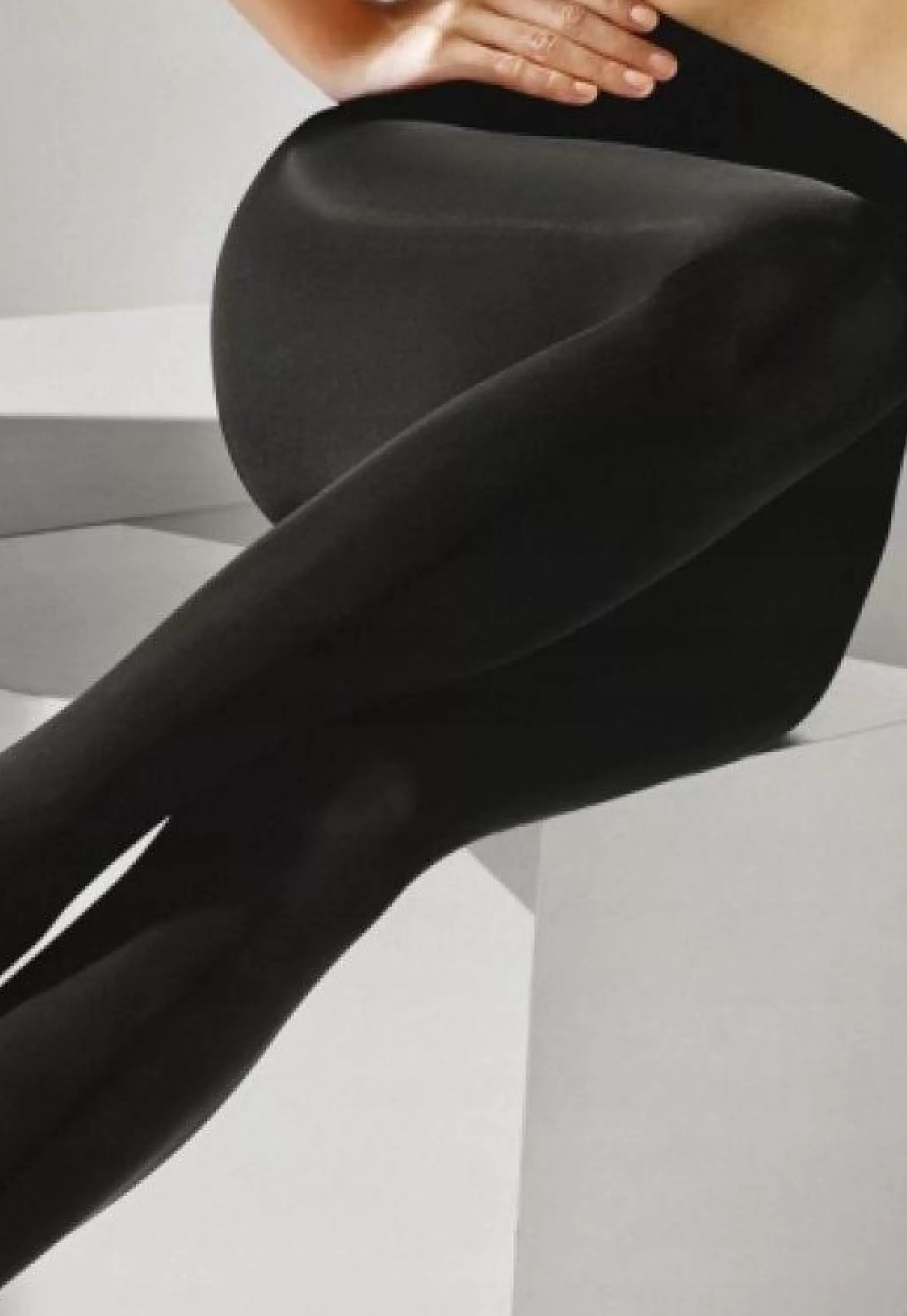 Opaque Tights | Marilyn Microshine 100 Den Glossy Opaque Tights By