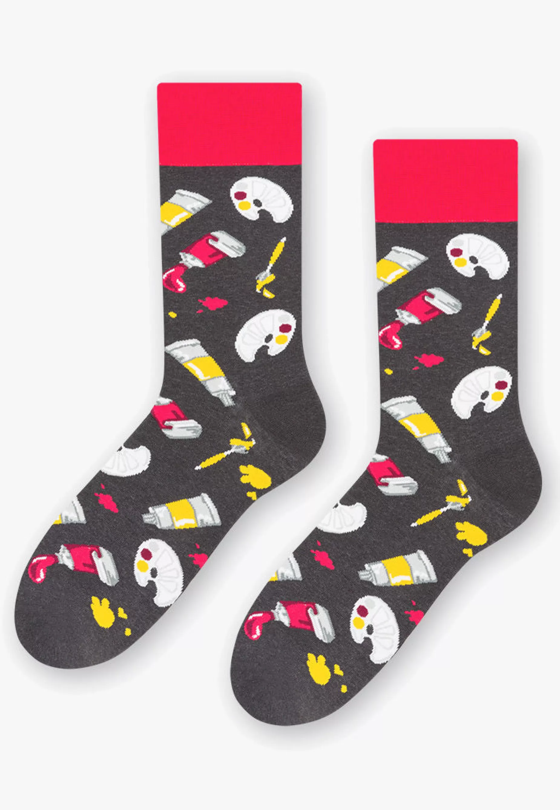Men's Socks | More Painter Artist Patterned Socks In Dark By Grey