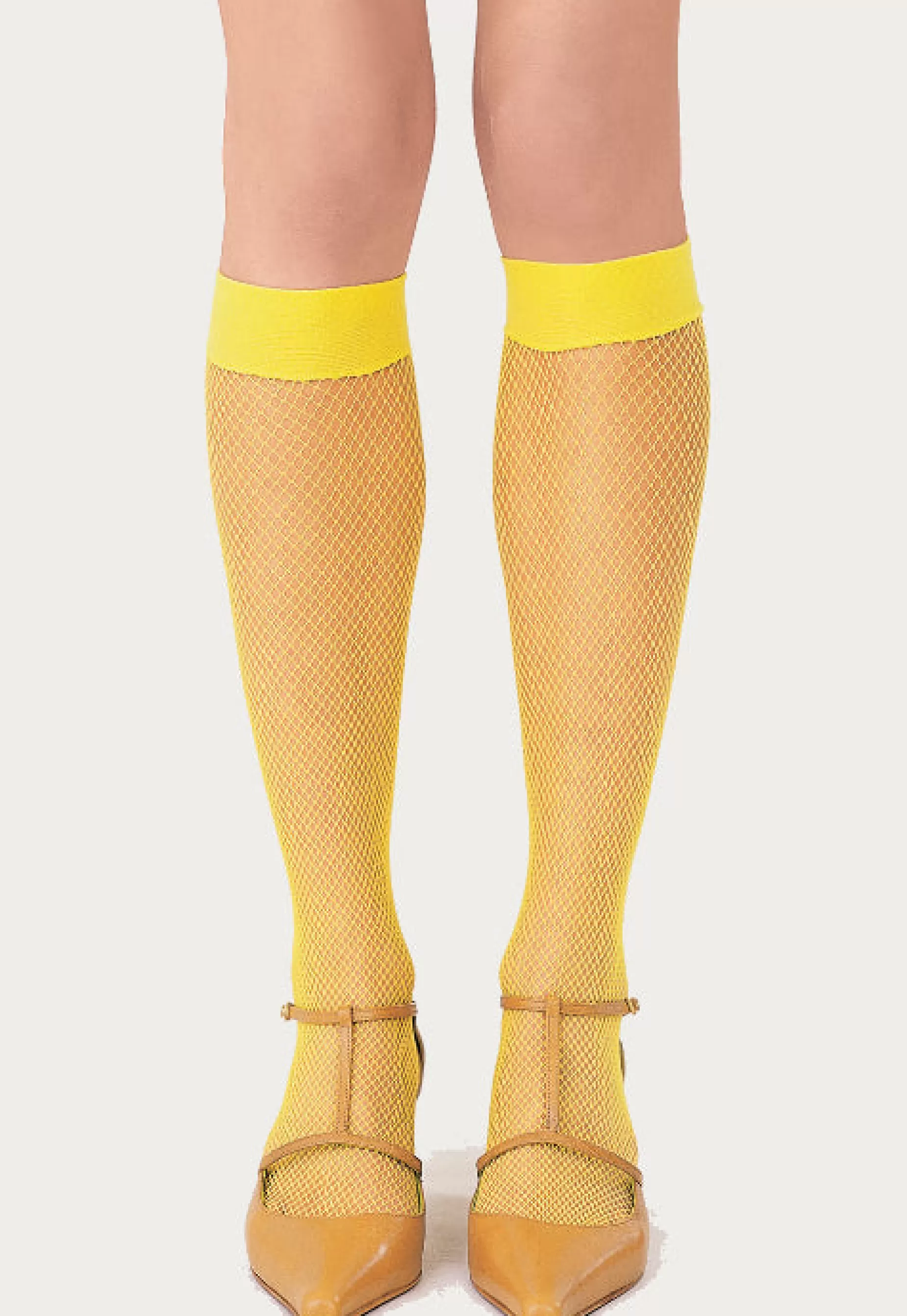 Knee-High Socks | Veneziana Rete Fishnet Patterned Knee-High Socks By