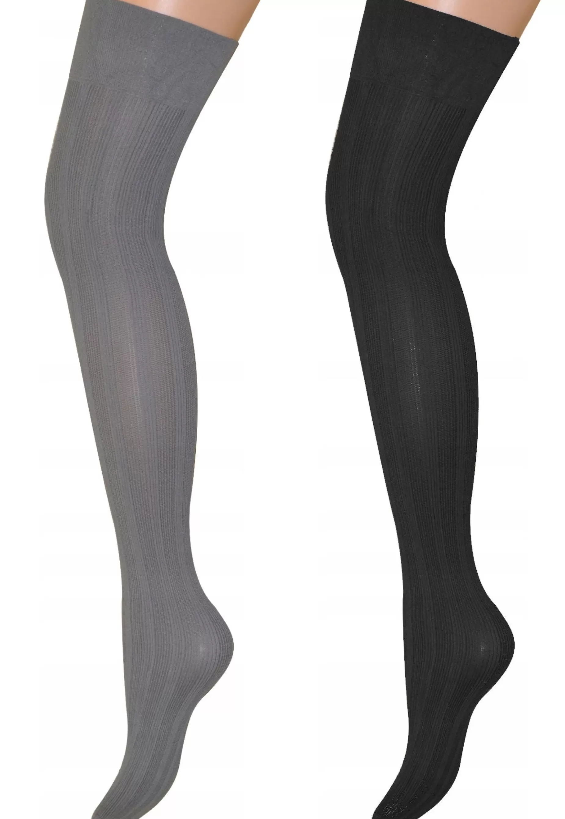 Over-Knee Socks | Veneziana Romina Wide Ribbed Cable Over-Knee Socks By