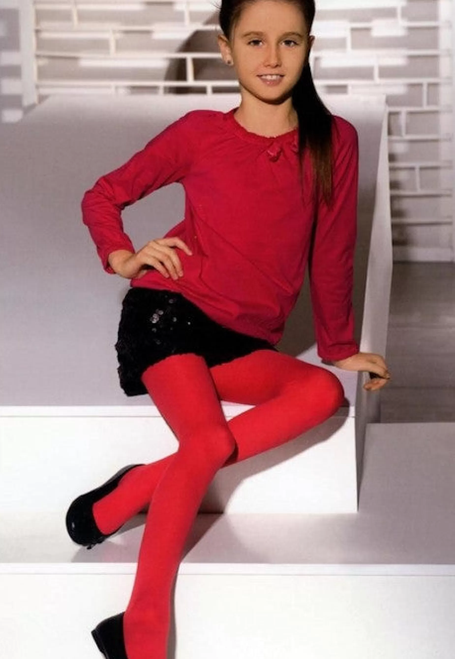 Kids' Tights | Gatta Rosabella 60 Den Coloured Opaque Tights By