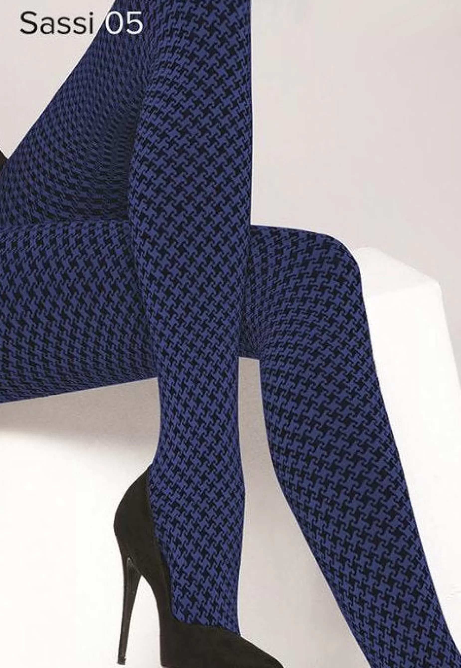 Patterned Tights | Gatta Sassi 05 Houndstooth Patterned Tights By