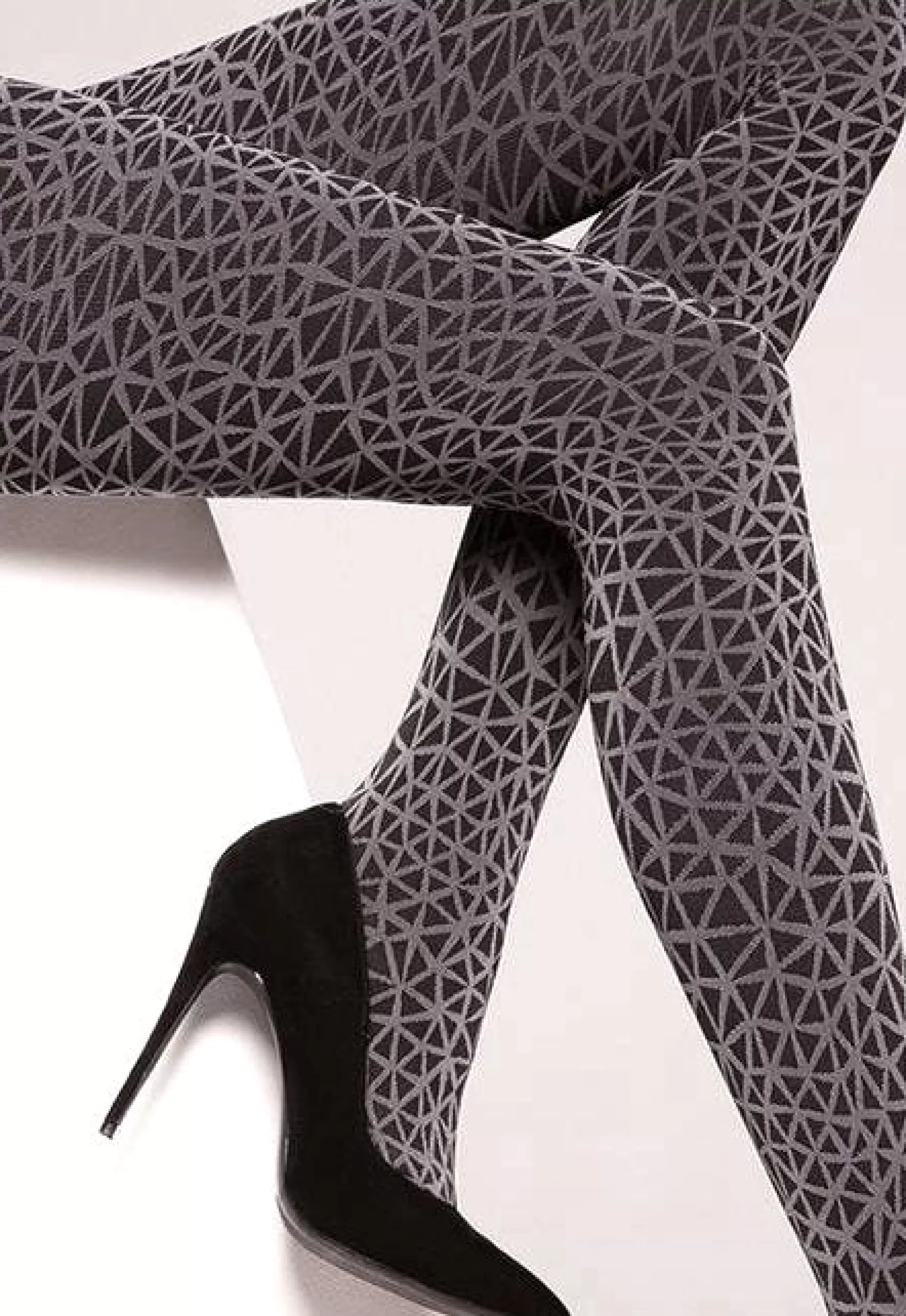 Patterned Tights | Gatta Sassi 07 Abstract Prism Patterned Tights By